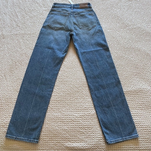Madewell Curvy 90s Straight High Rise Jeans Size 24 - Picture 3 of 6